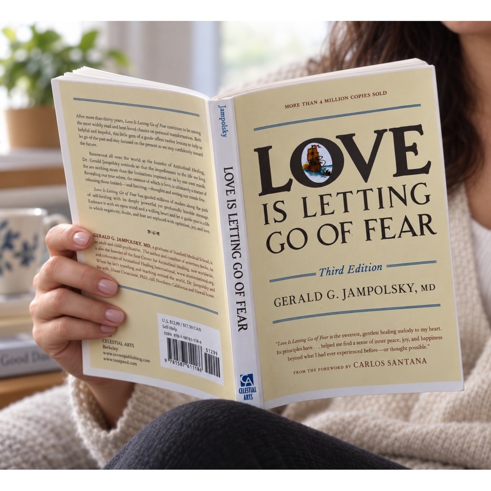 Love Is Letting Go of Fear Gerald G Jampolsky MD 3rd Ed Carlos Santana Foreword